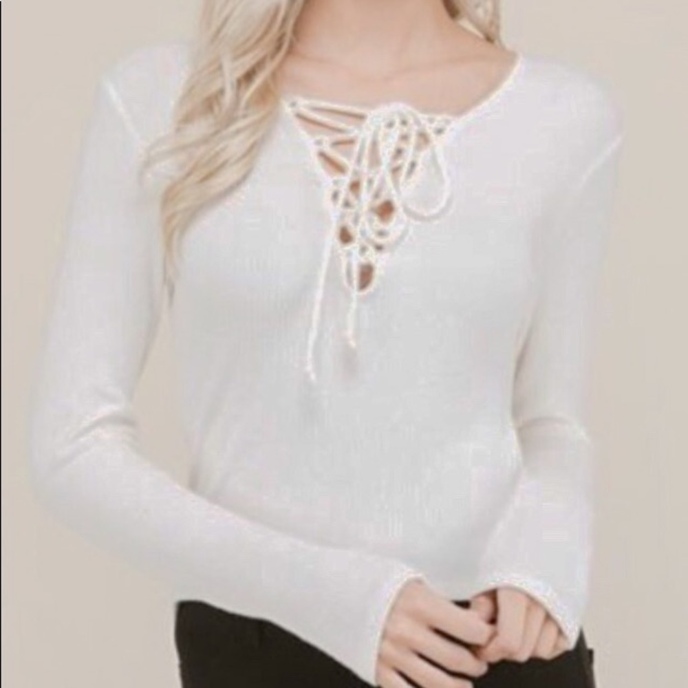 LONG SLEEVED KNIT TOP🎊